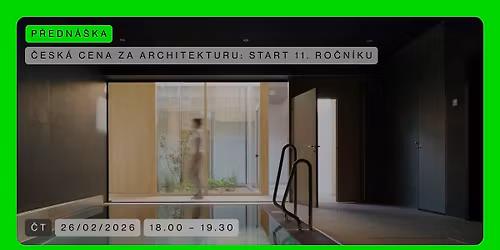 \u010cesk\u00e1 cena za architekturu: Start 11. ro\u010dn\u00edku
