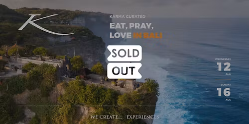 EAT, PRAY, LOVE IN BALI