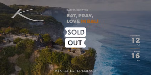 EAT, PRAY, LOVE IN BALI