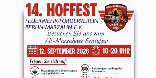 14. Hoffest der Freiwilligen Feuerwehr Marzahn \ud83d\ude92