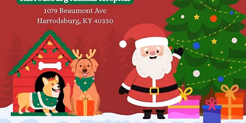 Paws with Claus: Pet Photos with Santa\ud83c\udf85\ud83c\udffc\ud83c\udf84