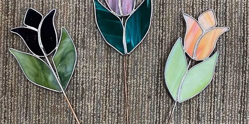 Stained Glass Tulip Plant Stake Class @ Stallings Stained Glass