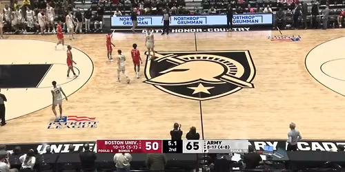 Army Black Knights at Boston University Terriers Womens Basketball