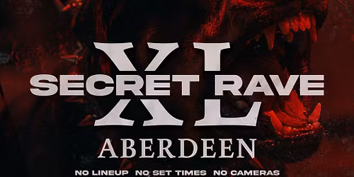 DISFUNCTION: Secret Rave - Aberdeen