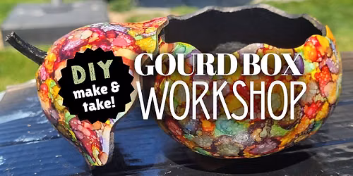 Colorful Lidded Gourd Box Workshop