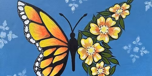 Galloway's and Paint ~ Floral Butterfly 233