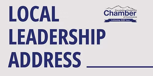 Local Leadership Address and Lunch