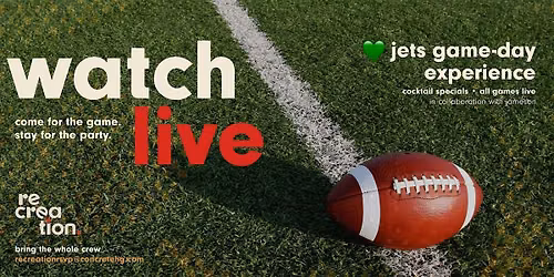 New York Jets Watch Parties at Recreation