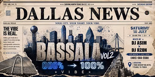 BASSALA VOL2| Bollywood x Punjabi x BollyTech Night at Sambuca 360