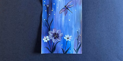 Dragonflies & Florals A Sip and Paint At Eris Brewery and Cider House