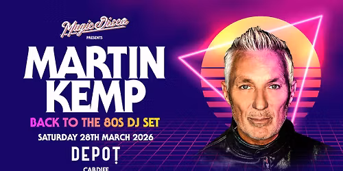 Martin Kemp Live DJ set - Back to the 80's - Cardiff