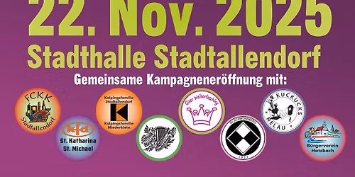 Gemeinsame Kampagnener\u00f6ffnung mit Inthronisierung des neuen Prinzenpaars