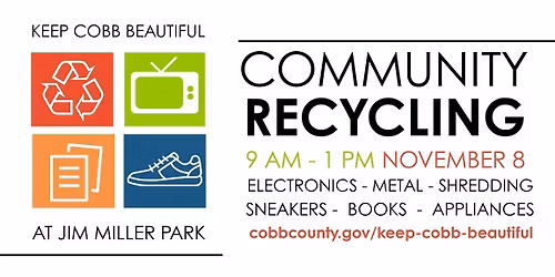 Community Recycling Event - Keep Cobb Beautiful