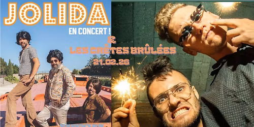 (Rock'N'Punk'Folk\/JOLIDA\u2764\ufe0f\/LES CR\u00caTES BR\u00dbL\u00c9ES\u2764\ufe0f\/21.02.26\/Start 21h\/Paf 12\u20ac\/Bob's NoT Dead NoT dead.