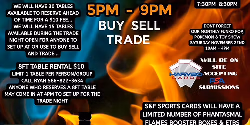 Pok\u00e9mon Release Party and trade night