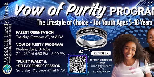 Vow Of Purity Annual Program!