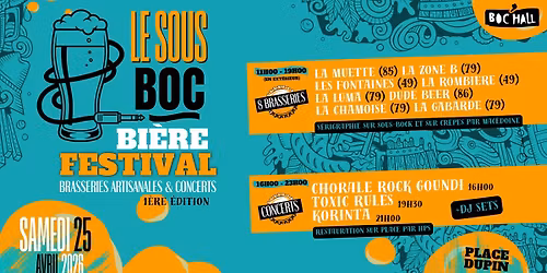 LE SOUS-BOC BIERE FESTIVAL - BRASSERIES ARTISANALES & CONCERTS