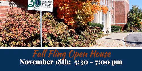Fall Fling Open House @ Doane Stuart