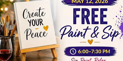 FREE Paint & Sip for MOMS