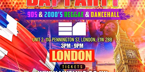 Live LinQ Day Party 90s - 2000s Reggae & Dancehall Summer Edition  (London)