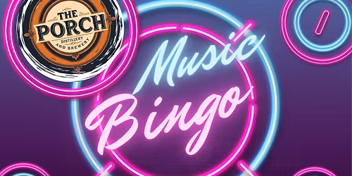 Music Bingo @ThePorchHampton