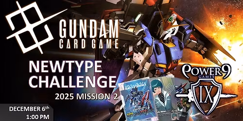 Gundam TCG: Newtype Challenge 2025 Mission 2