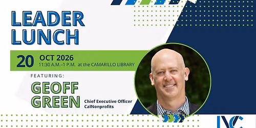 Leader Lunch with Geoff Green, CEO of CalNonProfits