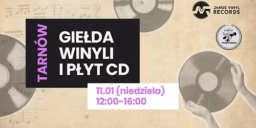 \ud83d\udcc0\ud83d\udcbf 6 EDYCJA | GIE\u0141DA WINYLI I P\u0141YT CD w Tarnowie\ud83d\udccd Klub Piwnica ,,Przepraszam''