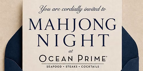 Mahjong Night at Ocean Prime