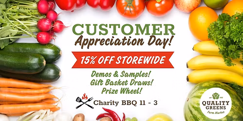 Customer Appreciation Day & Charity BBQ