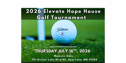 2026 Elevate Hope House Golf Tournament