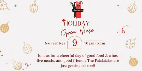 Holiday Open House at The Cook's Station!