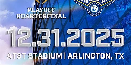 CFP QTR FINAL GAME 90th Goodyear Cotton Bowl Classic (Volunteers Needed)