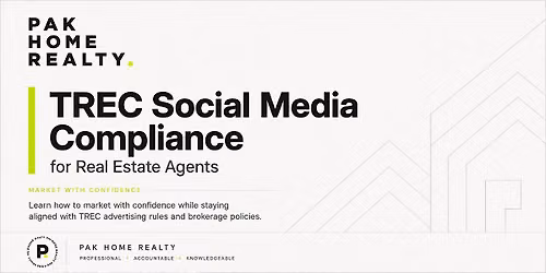 TREC Social Media Compliance for Real Estate Agents | Market With Confidenc