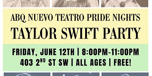 Taylor Swift Party (Free & All Ages)