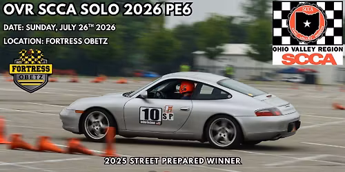 OVR SCCA Solo 2026 Points Event 6 (Governor's Cup)