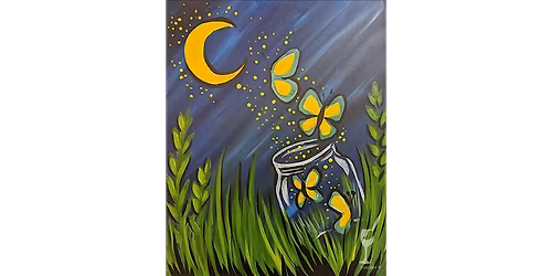 Flying at Night - Paint and Sip in Houston | Classpop!\u2122