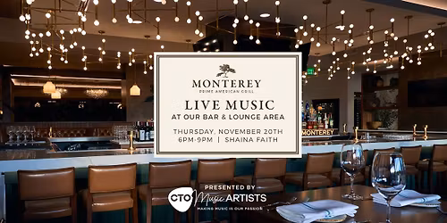 Shaina Faith at Monterey Grill