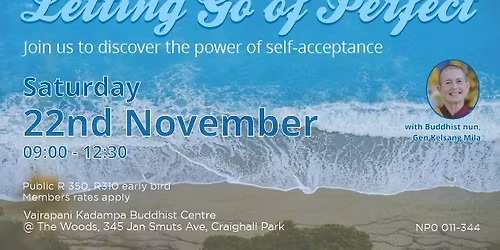 Letting Go of Perfect with Gen Kelsang Mila