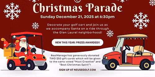Christmas Golf Cart Parade