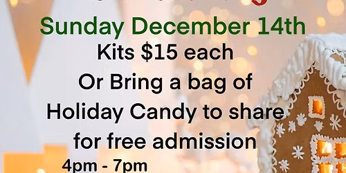 Gingerbread House Decorating Party