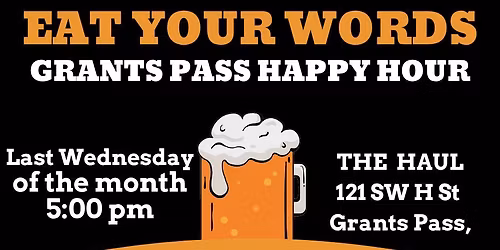 Eat Your Words Happy Hour