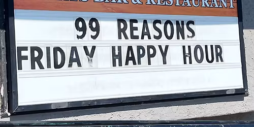 99 Reasons returns for Happy Hours at Kaminski's [with guest Bassist Bill Skorko]
