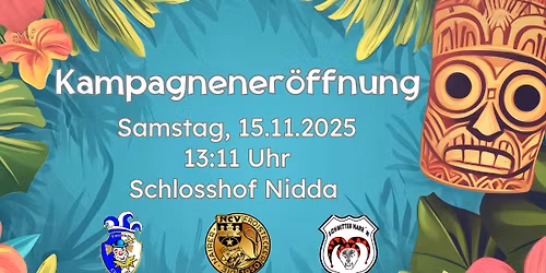 Kampagnener\u00f6ffnung der Niddaer Karnevalsvereine 2025