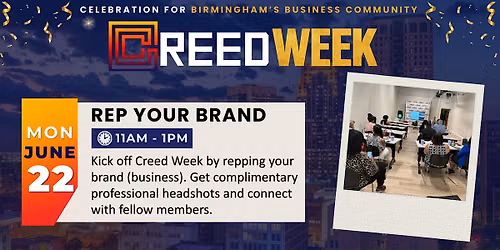 CREED WEEK 2026: Rep Your Brand (CREED MEMBERS ONLY)