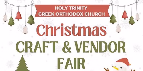  Christmas Craft & Vendor Fair
