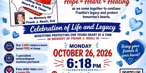 2026 Protecting One Young Heart at a Time Memorial Dinner
