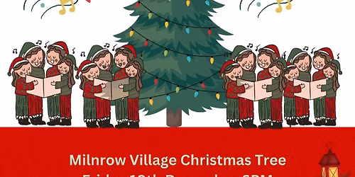 Carol Singing around Milnrow Village Christmas Tree
