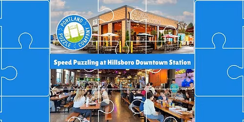 Speed Puzzling at Hillsboro Downtown Station