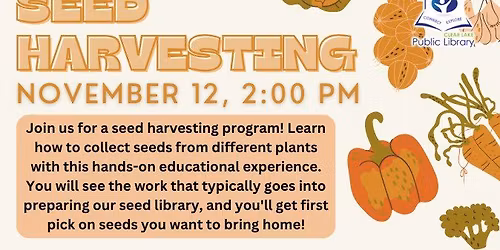Seed Harvesting Workshop